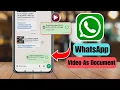 Download Lagu How To Send Video As Document On WhatsApp