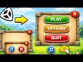 How to Create a Main Menu in Unity FAST Beginner UI Tutorial