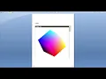 revised color cube cg lab program