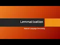 NLP 7 Lemmatization Text Normalization Python Code Bangla