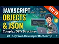 Day 19 JavaScript Objects JSON 28-Day Web Developer Bootcamp