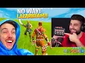 Pretending to be Lazarbeam using a Soundboard Fortnite Random Duos