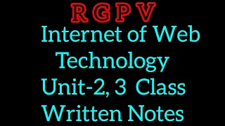 IWT RGPV Notes Unit 2 3 XHTML HTML features of HTML5 CSS3 JavaScript Manipulation using DOM