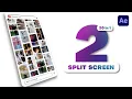 Vertical Multiscreen - 2 Split Screen After Effects Template Tutorial