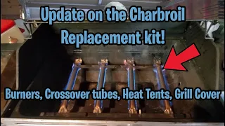 1 Year Update Char-Broil BBQ Replacement Kit Burner Tubes Crossover Tubes Heat Tents and Cover