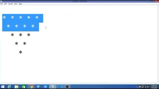 Reverse Pyramid Pattern in python in hindi language