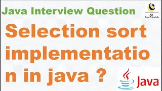 Selection sort implementation in java Selection Sort Algorithm