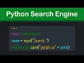 How To Use Python To Create A Search Engine