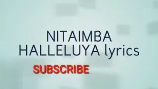 fanuel sedekia lyrics nitaimba halleluya jessenaps6728jesse naps