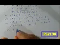Algebra Solving quadratic equations - Part 30