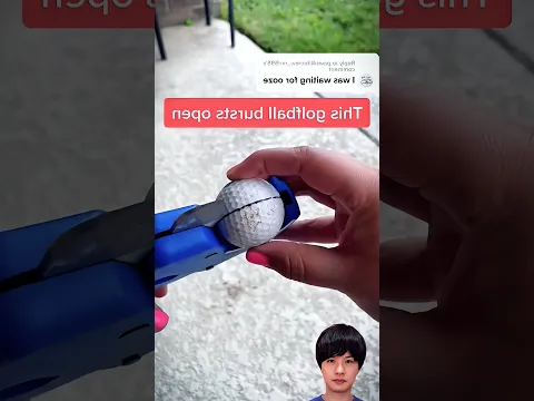 Golf Ball Trick 🥶😳 | #shorts #viralvideo #trending