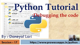 Python Tutorial for Beginners debugging the code code monitoring step by step in PyCharm
