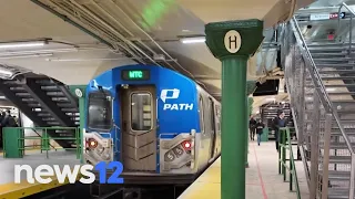 What it is like riding on a PATH Train from Hoboken to One World Trade News 12
