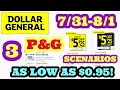 DOLLAR GENERAL P G 5 OFF 25 SCENARIOS FOR FRIDAY THROUGH SATURDAY -