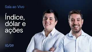 ANÁLISE TÉCNICA E DAY TRADE AO VIVO | Índice, Dólar e Ações | BTG Trader 10/09/2024