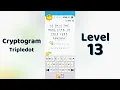 Cryptogram Tripledo Level 13 Solutions Logic Puzzle Game Mini Boss