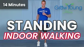 15 Min Standing Walking Marching For Weight Loss Indoor Walking Workout