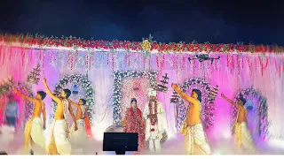 ￼ wedding Entry & Gangaarti events full video #gangaaarti #wedding #event #banaras #sadi #youtube 