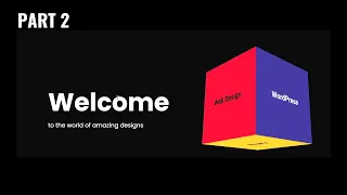 How To Design A 3D Rotating Cube Using HTML CSS JavaScript Part 2
