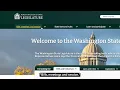 Navigating the Legislative Website 2024 with captions