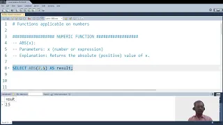 MySQL Numeric functions 04 ABS