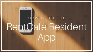 RentCafe Resident App