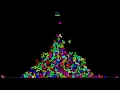 Crazy Tetris Pybox2D Simulation