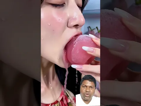 Fruits eating #satisfying #asmr #viral #funny