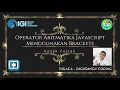 Brackets - Dasar Coding Penerapan Operator Aritmatika dalam Javascript T6