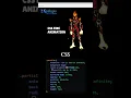 Create HTML CSS Fire Animation css animation