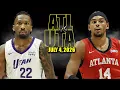 Atlanta Hawks vs Utah Jazz Full Game Highlights - July 4 2026 NBA Summer League