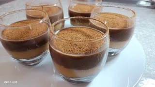 عندك حليب والنشاء في الدار حضري أروع تحلية باردة بدون فرن في دقائق فقط تبرد القلب للسهرة 