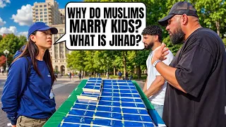 She Asked Me If America Becomes Muslim Will Everyone Marry Children | NYC Street Dawah W/ The Warner