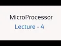 MicroProcessor Lecture - 4