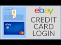 Ebay Credit Card Login 2023 How to Login Sign In eBay Credit Card Account Online