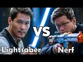 🔥Lightsaber vs Nerf Rifle! The Result SHOCKED Us 😳!  🇸🇬
