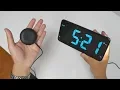 Digital Clock with Bed Shaker - No excuses to not wake up anymore