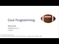 Week8 1 Goal Programming