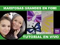 Mariposas Grandes en Fomi Goma Eva