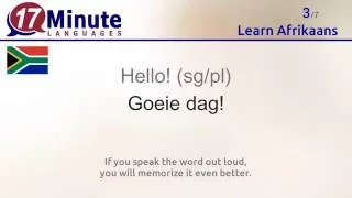 learn afrikaans free language course video 