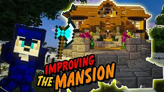 Download MINECRAFT: Improving the MANSION and How I Built a Porch with Balcony and Spiral Stairs MP3