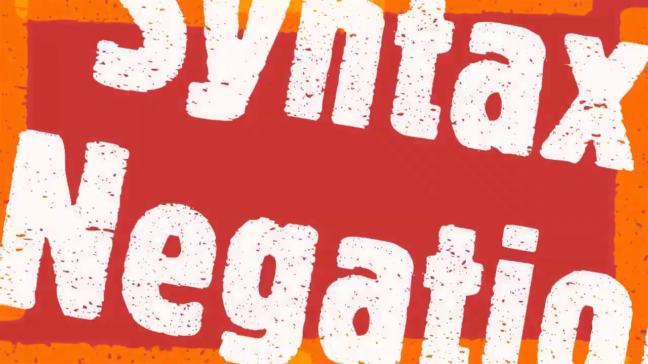 Syntax: Negation and transformations
