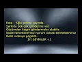 Rota - AGLA (Diss tarck) Tüm göndermeler SÖZLERIYLE