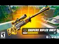 This Proves I m the BEST Sniper in Fortnite Snipers ONLY