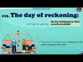 The day of reckoning Learn Idioms CSS idioms