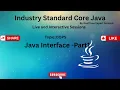 JavaInterfacePart1 Java Tutorial Java for beginners 2025 Java Full Stack Online Java Training