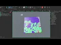 Recursive backtracking maze generator with a solving
