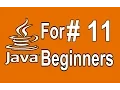 Java Tutorial For Beginners - 11
