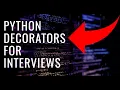 What is decorator asked in python interview questions ai master ruturaj
