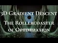 3D Gradient Descent The Rollercoaster of Optimization